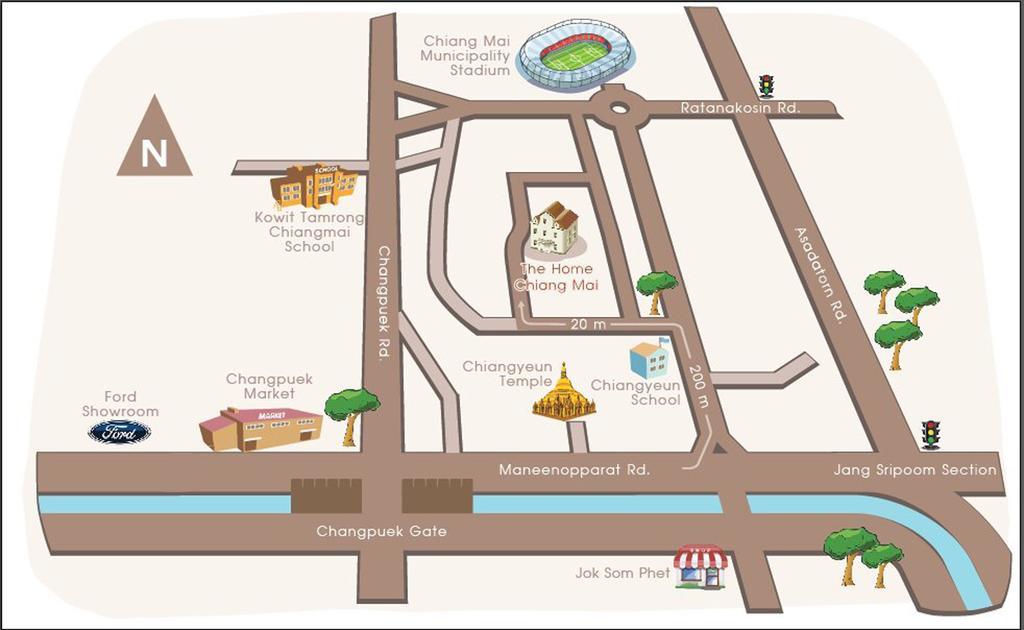 The Home Chiangmai Luxury Guesthouse Chiang Mai Zewnętrze zdjęcie